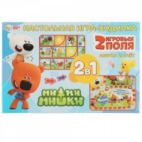 Умные игры Настольная игра-ходилка МиМиМишки Азбука и счёт