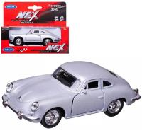 Welly Машинка Porsche 356B 43803W-S серебристый